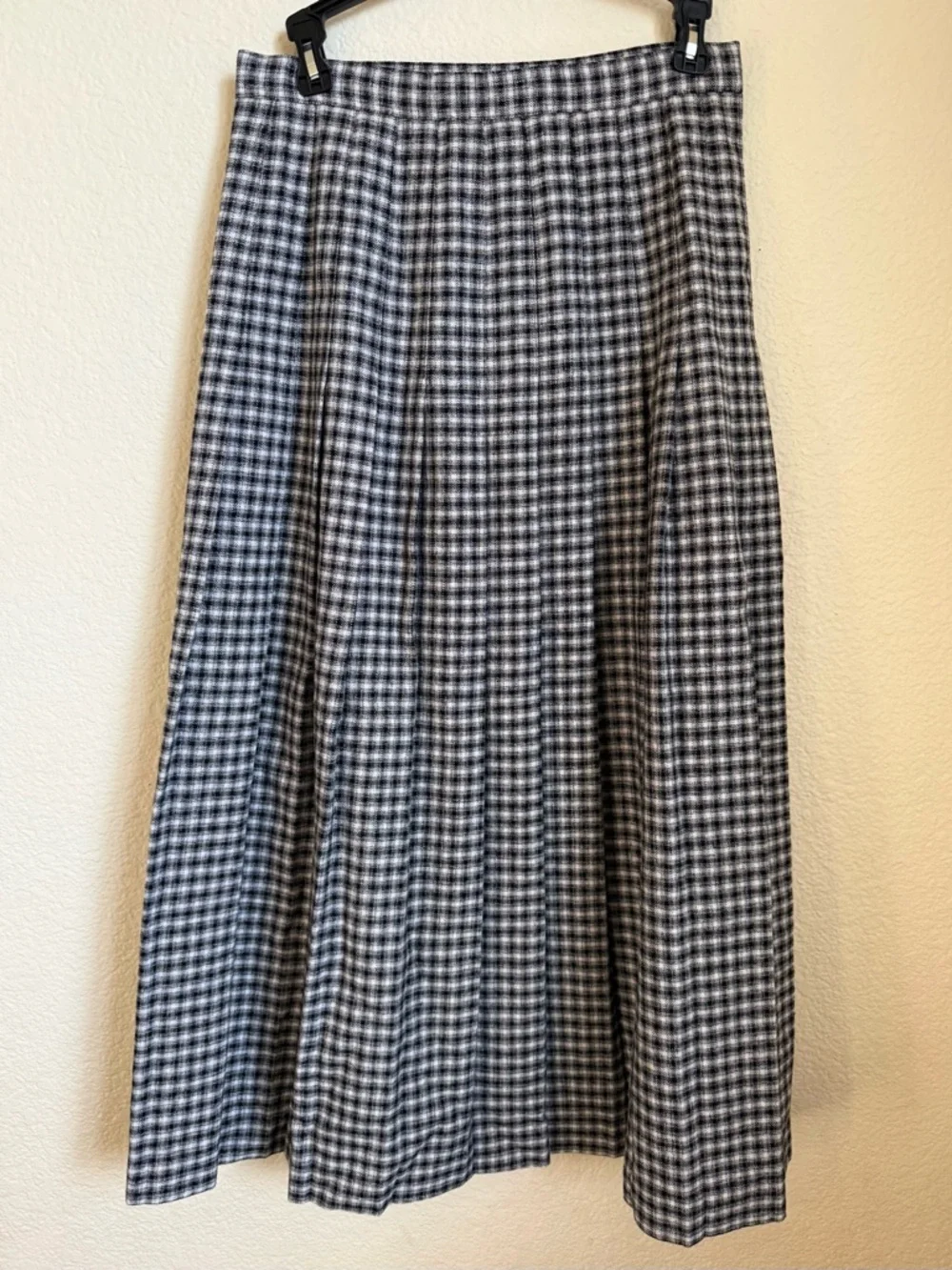Vintage Mission Pleated A-Line Skirt